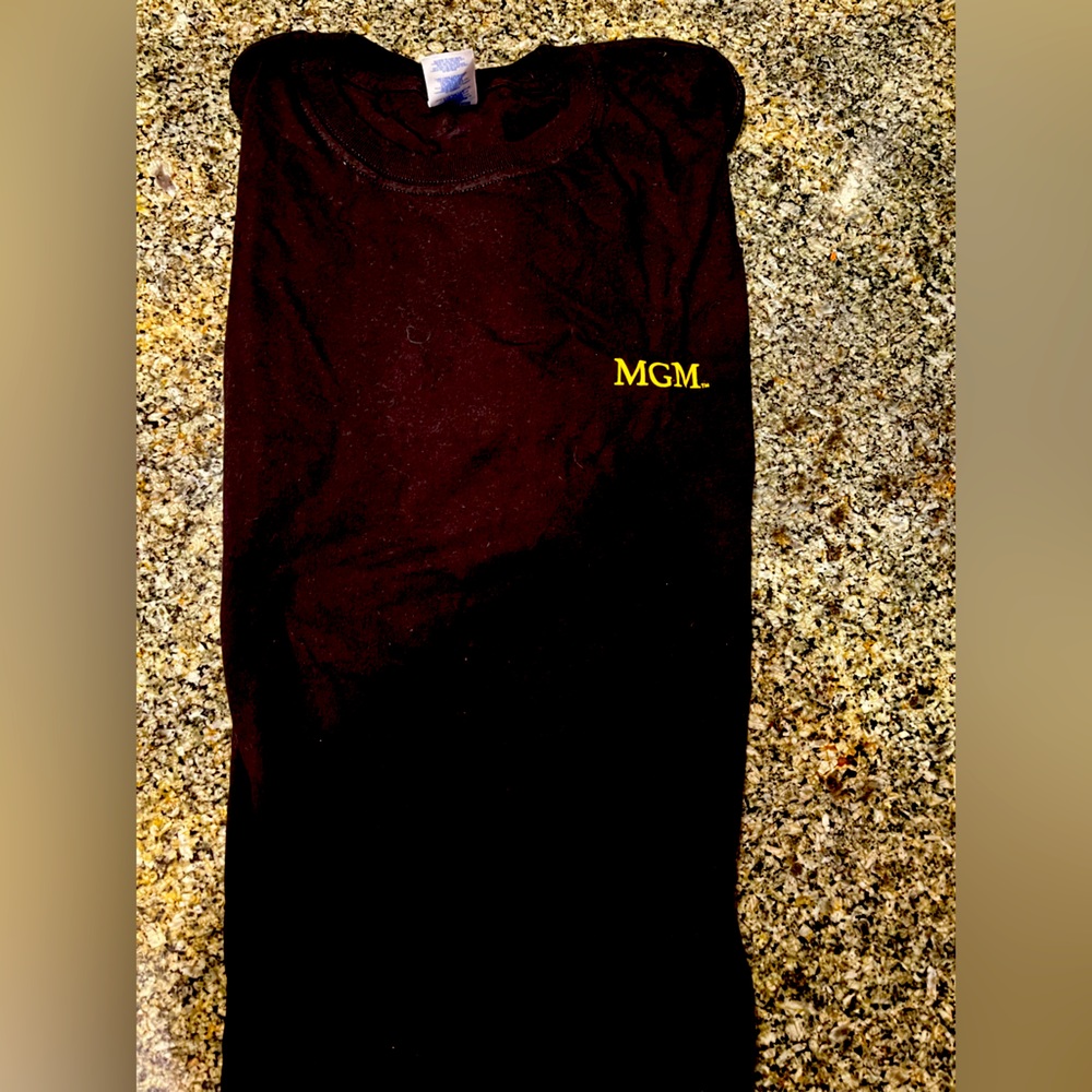 MGM Studios Black T-Shirt New, Never Worn